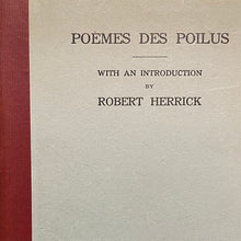 Load image into Gallery viewer, Poèmes de Poilus - Robert Herrick
