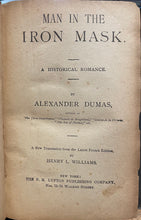 Load image into Gallery viewer, Man in the Iron Mask - Alexander Dumas