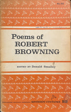 Load image into Gallery viewer, Poems of Robert Browning - Donald Smalley