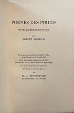 Load image into Gallery viewer, Poèmes de Poilus - Robert Herrick