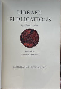 Library Publications - William R. Powell