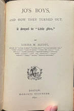Load image into Gallery viewer, Jo&#39;s Boys - Louisa May Alcott
