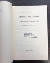 Load image into Gallery viewer, Identität im Wandel: Castelgandolfo-Gespräche  – Krzysztof Michalski, ed.
