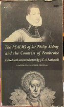 Load image into Gallery viewer, The Psalms of Sir Philip Sidney and the Countess of Pembroke - J.C.A. Rathmell
