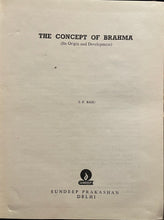 Load image into Gallery viewer, The Concept of Brahma - S.P. Basu
