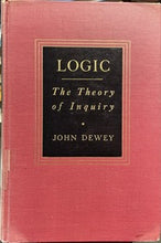 Load image into Gallery viewer, Logic: The Theory of Inquiry - John Dewey

