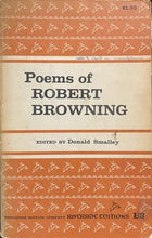 Load image into Gallery viewer, Poems of Robert Browning - Donald Smalley
