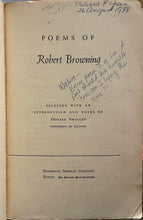 Load image into Gallery viewer, Poems of Robert Browning - Donald Smalley
