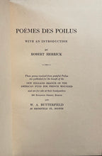 Load image into Gallery viewer, Poèmes de Poilus - Robert Herrick
